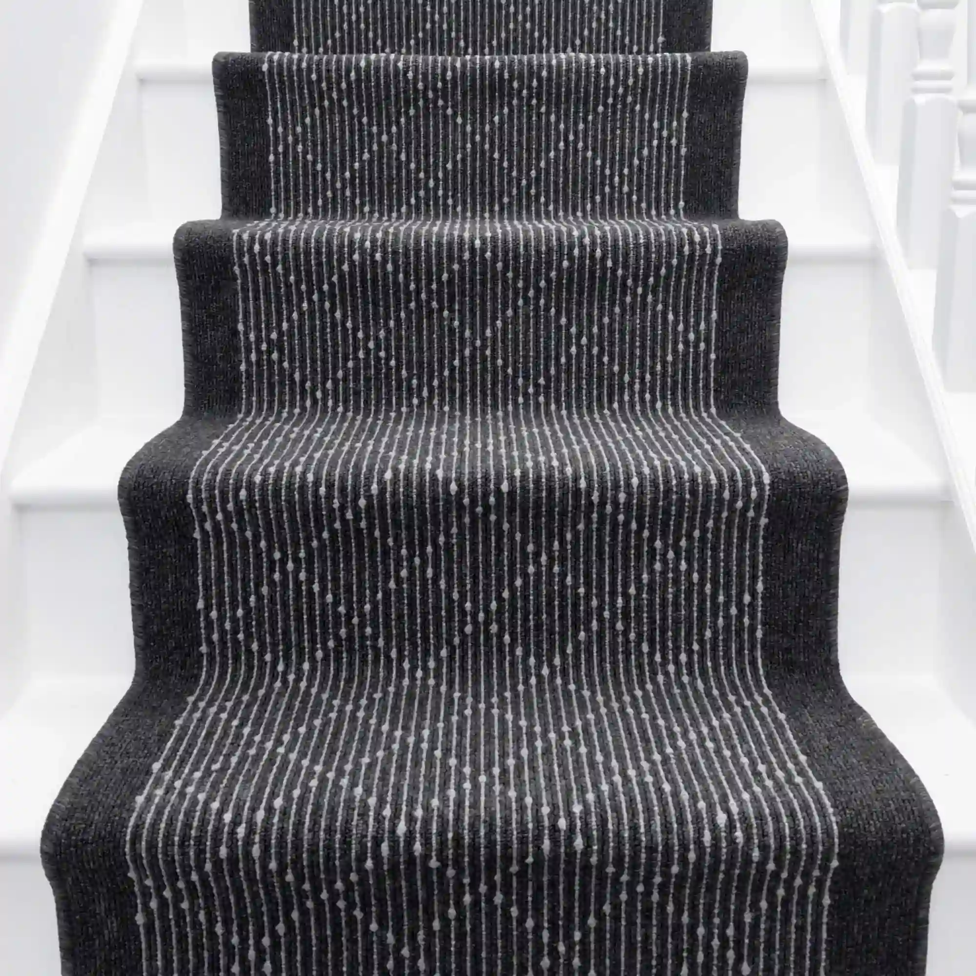 Boulevard Black Stair Runner