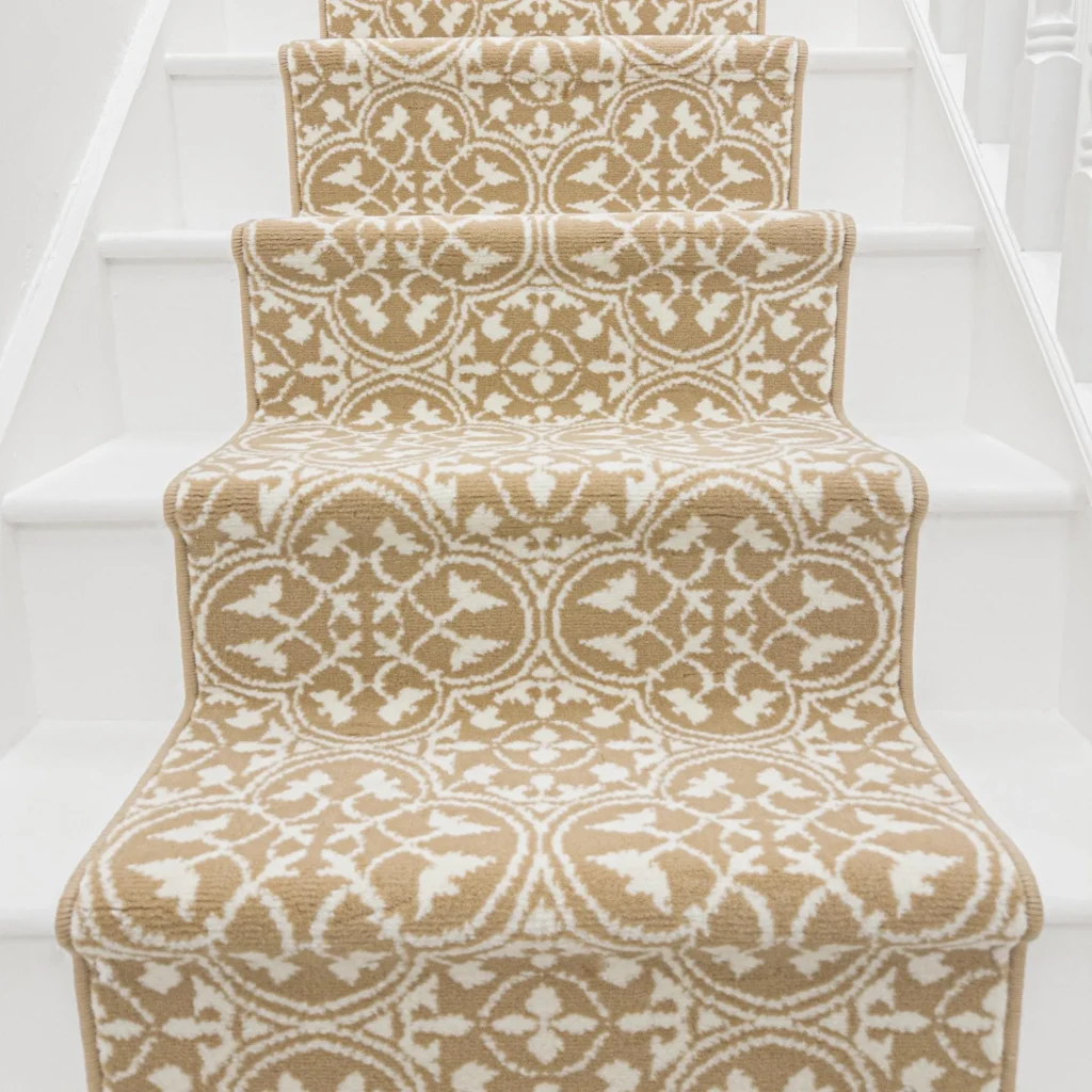 Mosaic Dark Beige Stair Runner