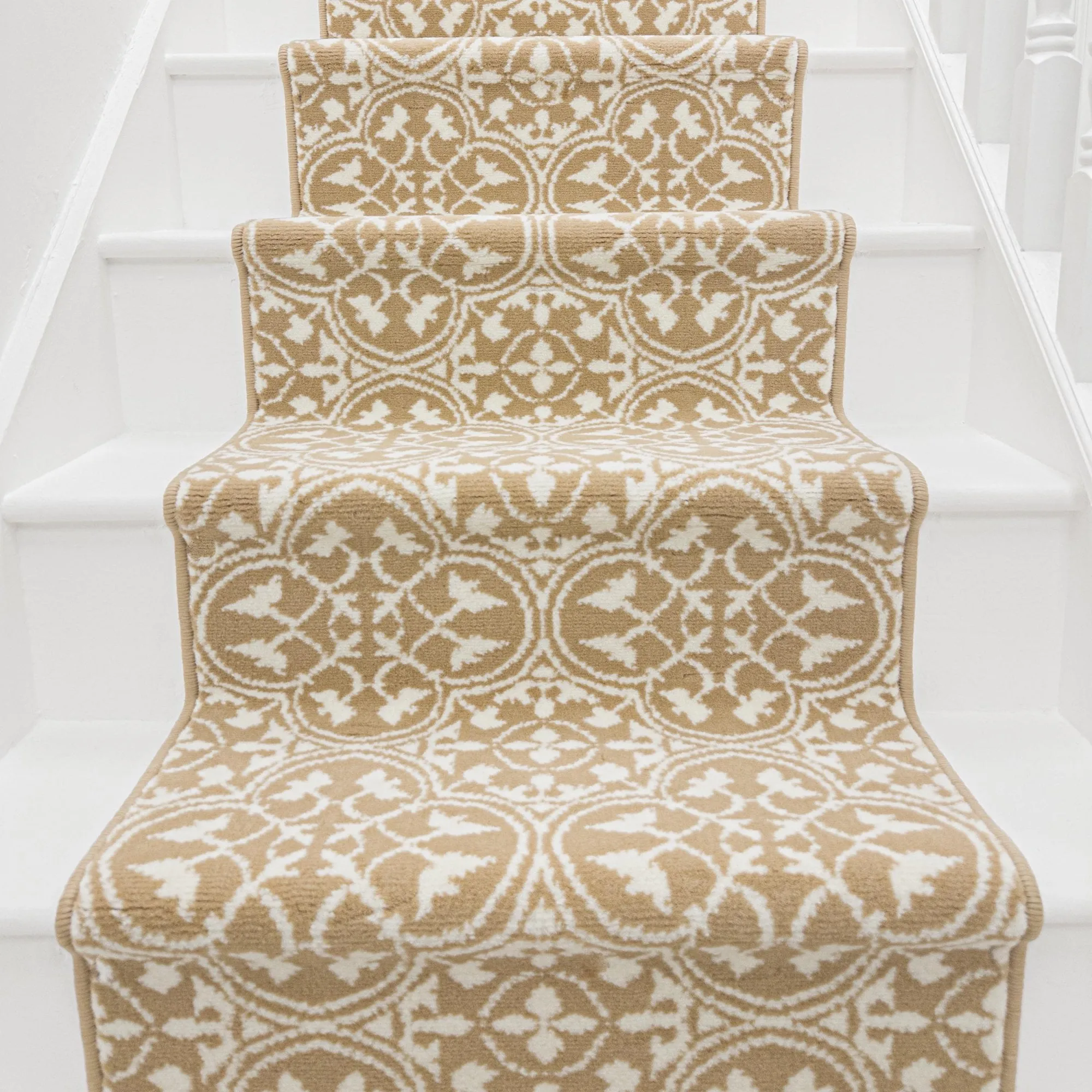 Mosaic Dark Beige Stair Runner