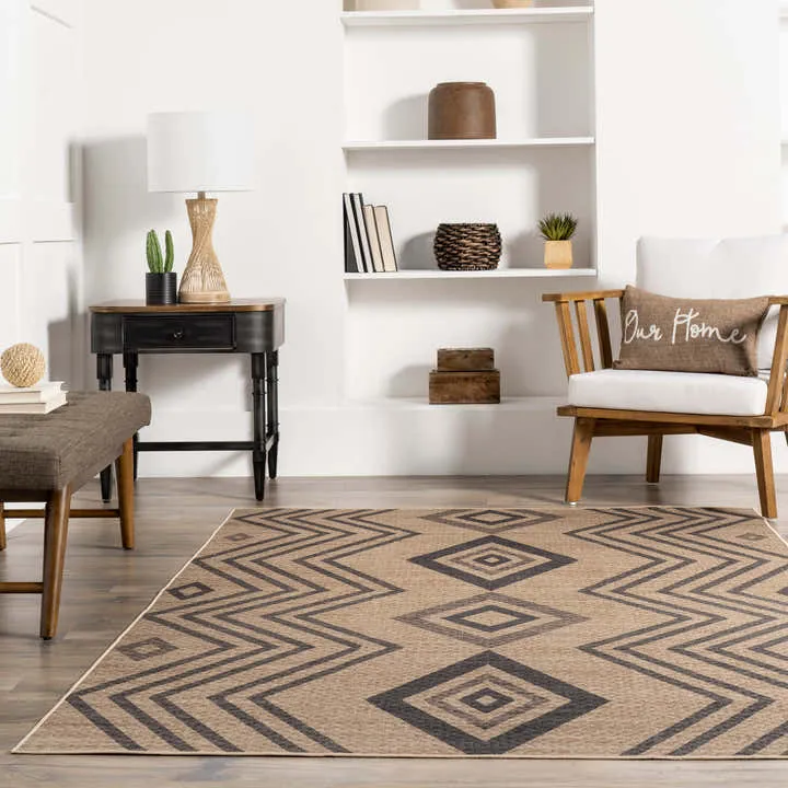 Milly Easy-Jute Washable Waves Rug