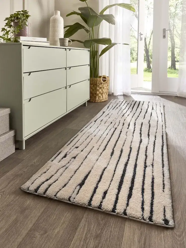 Origin Rugs White Woodweave Runner