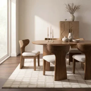 Spring Lake Plush Textured Washable Rug