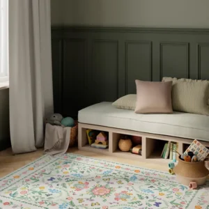 Springtime Lullaby Ivory Multicolor Rug