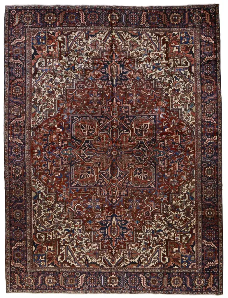 ANTIQUE PERSIAN GOREVAN HERIZ 11' 6 X 15' 0