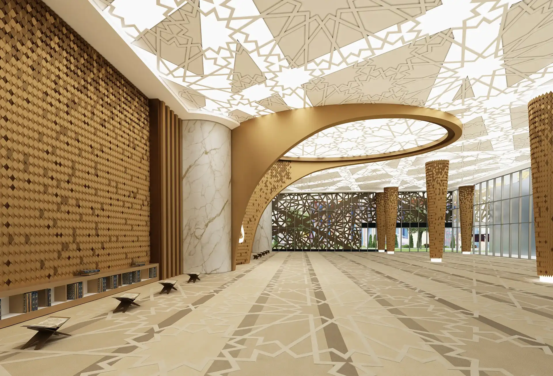 Mosque Carpet Flooring