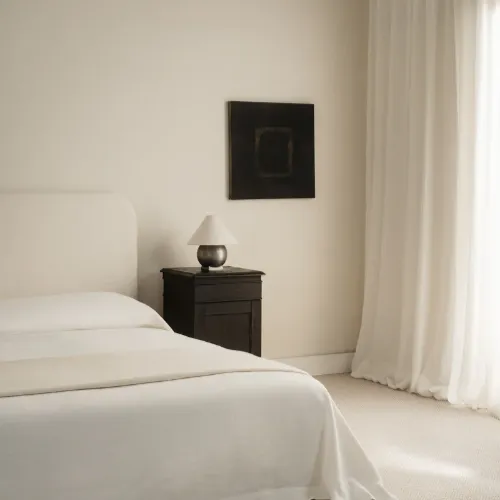 Tundra Cream Mix in bedroom