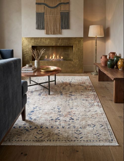 Boho Babe Rug in Living Room