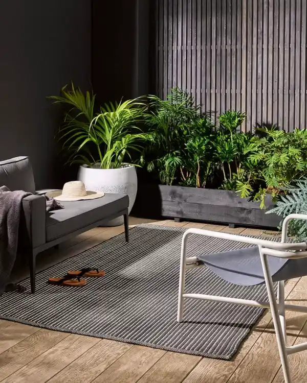 Byron Bay Outdoor Charcoal Carpet