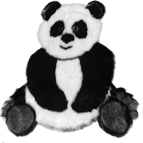 Panda Print Rug