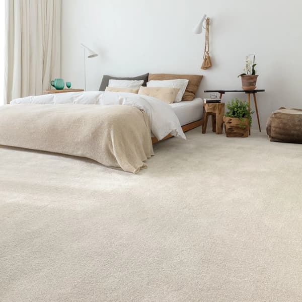 Cream carpet in cozy bedroom