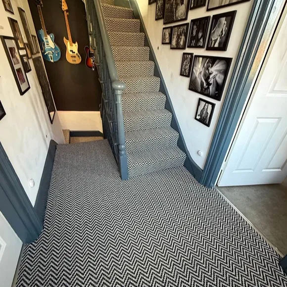 Nova Herringbone Berber Wall to Wall Carpet