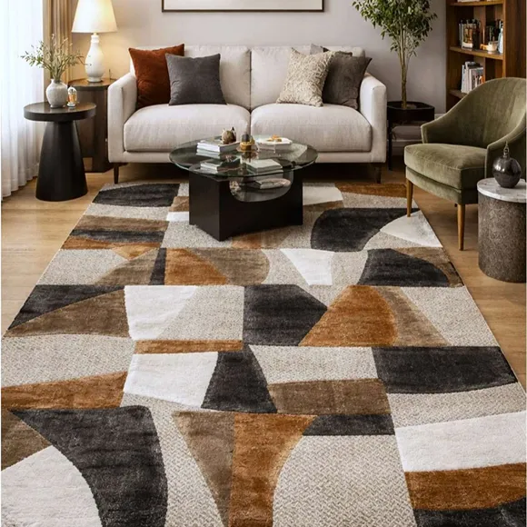 Textured Neutral Area Rug